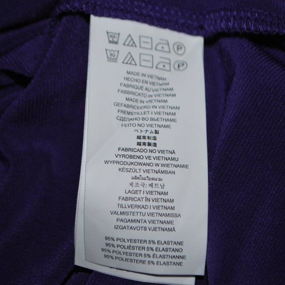 Michael Kors Purple Top with Ladderback Sleeves - XL - Picture 10 of 11